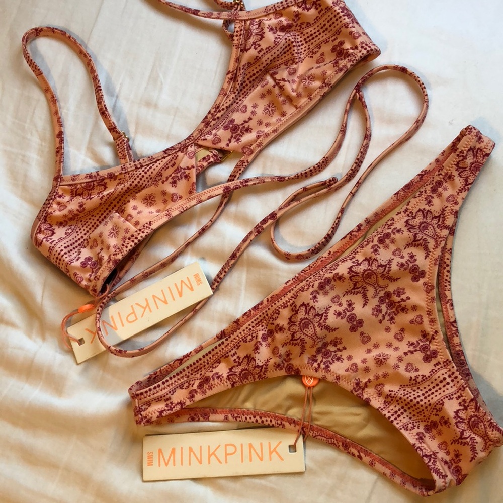 NWT MINKPINK Wrap Bikini